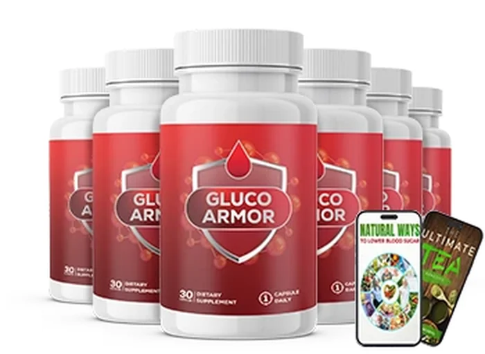 Gluco Armor 6 bottles package — blood sugar supplement pricing